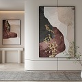 modern decorative painting 3d model