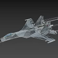 Camouflage Painted Fighter Jet With Sleek Aerodynamic Design And Modern Military Features