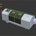 Sci-fi Capsule Space Capsule Hibernation Capsule Freezing Capsule Rest Capsule Rest Capsule 3d model