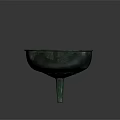 Ancient Bronze Bowl With Three Legs And Intricate Carvings For Household Use
