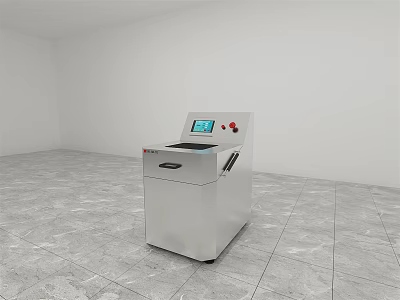 Stainless Steel Commercial Equipment With Digital Display And Control Panel For Industrial Use 3d model