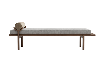 Modern sofa stool 3d model