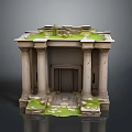 Columns Stone Columns Stone Columns Old Columns Roman Columns Roman Columns Classical Columns Greek Columns 3d model