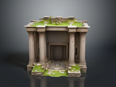 Columns Stone Columns Stone Columns Old Columns Roman Columns Roman Columns Classical Columns Greek Columns 3d model