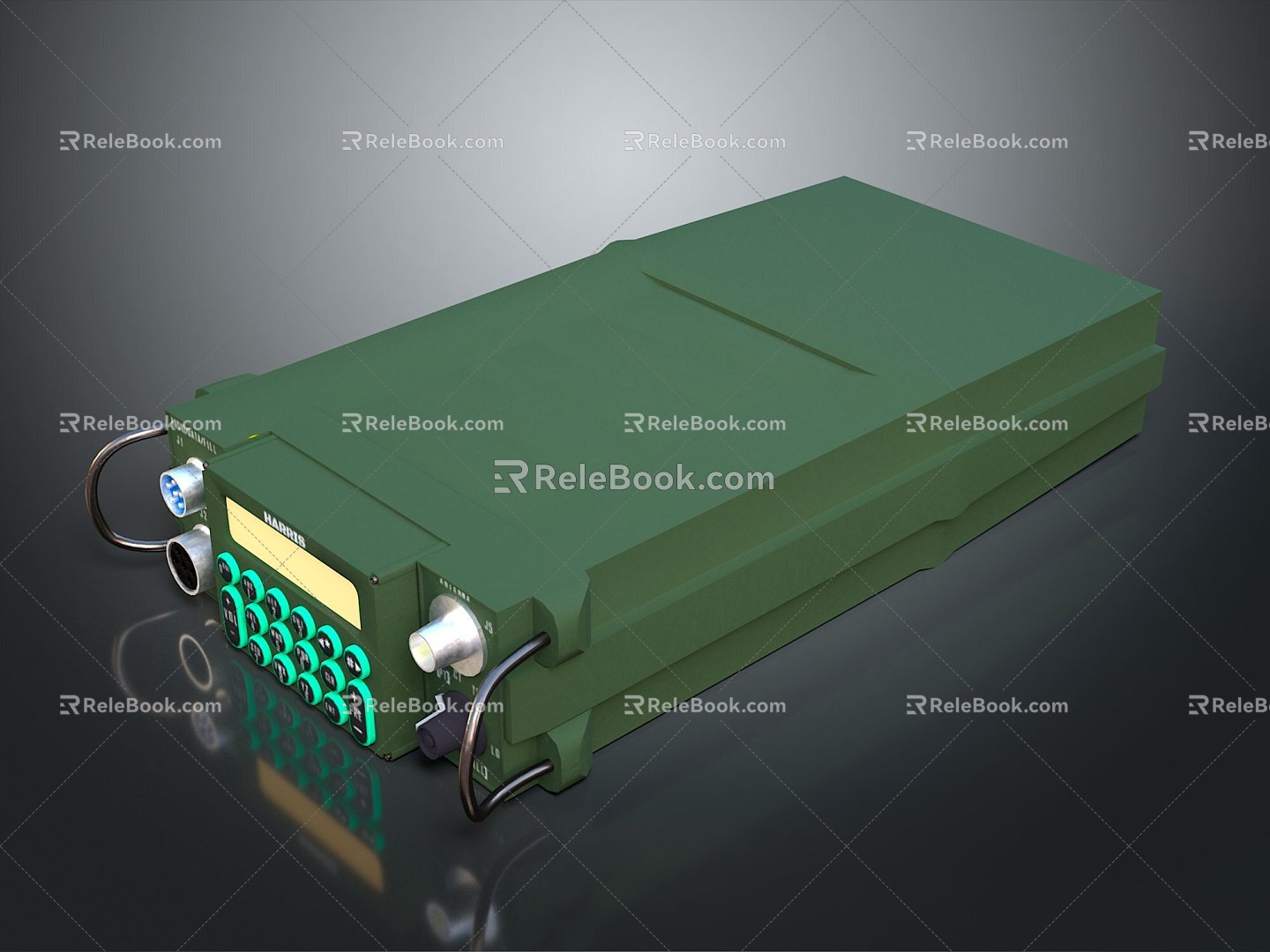 Radio Telephony Military Radio Military Walkie-talkie Military Telephone Military Radio Radio Communication 3d model