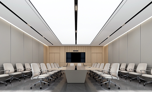 Modern office meeting room 3d model