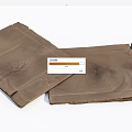 Two Brown Paper Bags With Folded Edges For Packaging Solutions 3d model