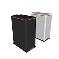 Modern trash can indoor trash can 3d model