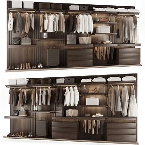 Modern wardrobe 3d model