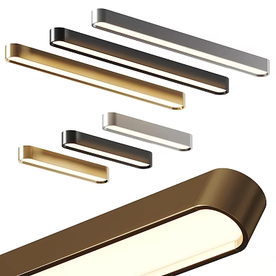 Modern Wall Lights With Sleek Metal Design In Gold Black Silver Tones For Indoor Lighting Decor 3d model