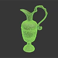 Chinese-style hip flask Cultural relic hip flask Antique hip flask Ancient hip flask 3d model