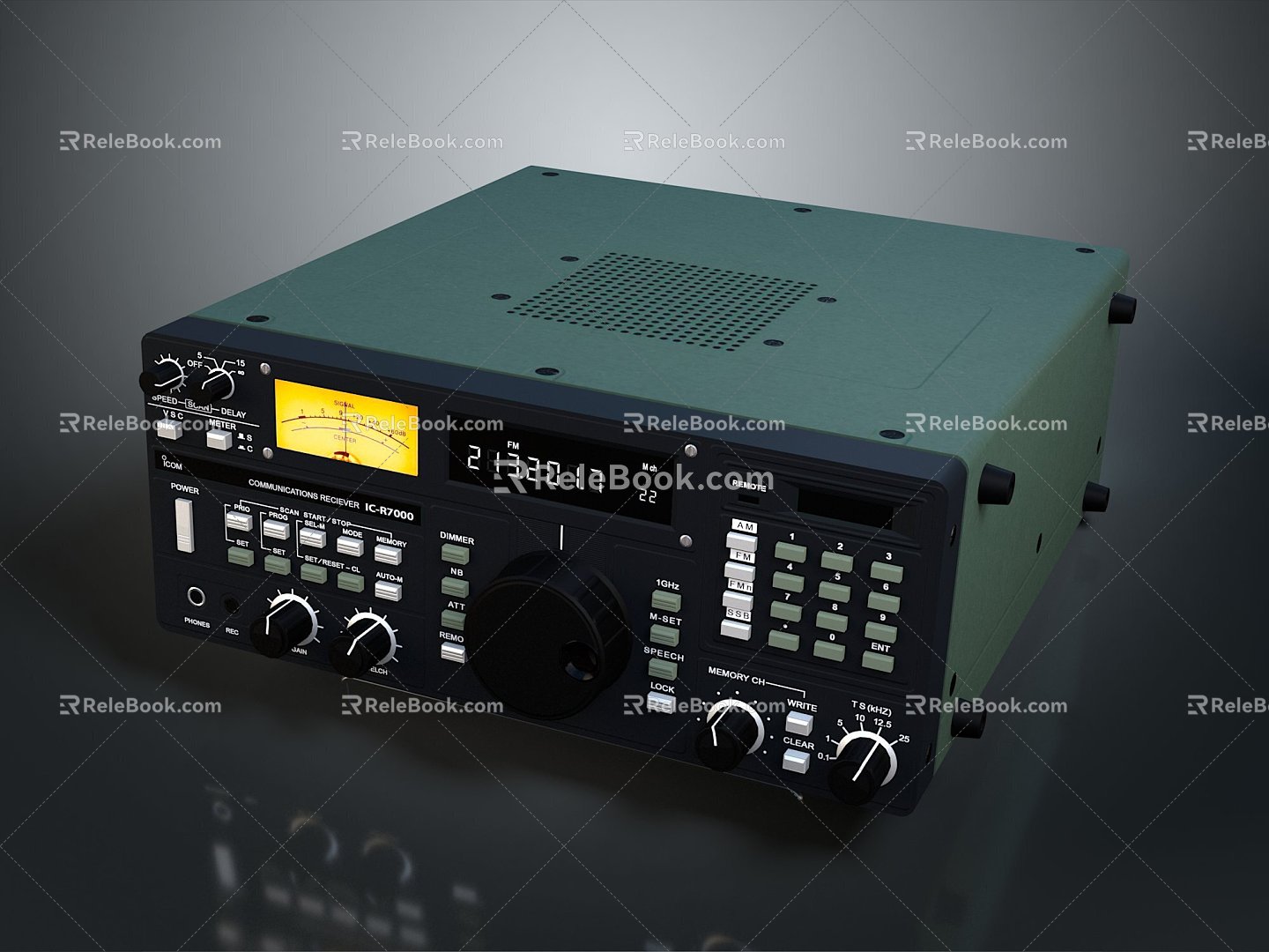 Radio Telephony Military Radio Military Walkie-talkie Military Telephone Military Radio Radio Communication 3d model