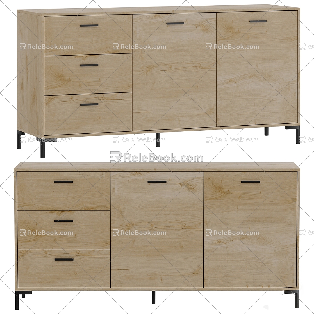 Modern chest of drawers 3d model