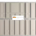 European-style wall panel European-style line European-style gypsum board 3d model