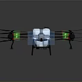 Multirotor Aerial Drone For Space Exploration Research And Satellite Deployment