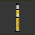 Cylindrical Yellow Label Glue Stick For Office Home Daily Use With Labeled Packaging