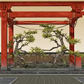 Japanese Lohan Pine Modeling Pine Landscape Pine 3d model