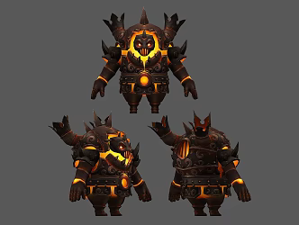 Fire Nunu people 3d model
