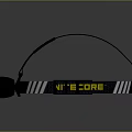 Nite LED Headlamp With Black Adjustable Strap For Outdoor Camping And Hiking