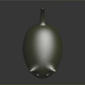 Cute Light Green Rounded Cat Shaped Furniture Design For Home Decor