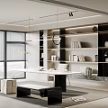 Modern study 3d model