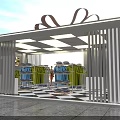 Modern Outlet Store Exterior And Interior Design At Wanda Plaza Shopping Mall With Clothing Displays