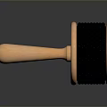 Wooden Handle Massage Roller With Black Beads For Daily Relaxation And Comfort
