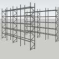 Heavy Duty Metal Multi Tier Display Shelves For Commercial Warehouse Storage