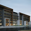 Modern Residential Building Exterior Design With Swimming Pool Balconies And Landscaped Garden