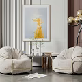 Modern Lazy Sofa Lazy Sofa Combination 3d model