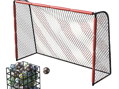 Soccer Net Soccer Basket 3d model