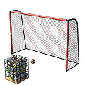 Soccer Net Soccer Basket 3d model