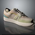 Stylish Casual Sneakers With Pink Green Blue And Orange Color Block Design