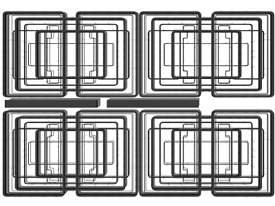 Industrial Piping System Layout Design with Metal Pipe Structure and Engineering Features 3d model