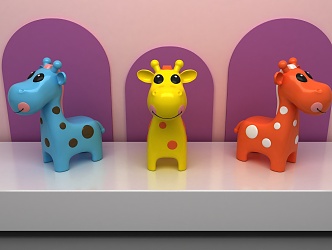 Toy Giraffe 3d model