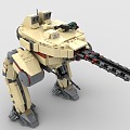 LEGO toy building blocks war machine robot fighting machine 3d model