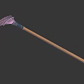 Durable Agricultural Equipment Blue Rake with Wooden Handle for Farming Use
