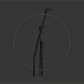 Black Long Strip Equipment Components With Different Lengths And Structural Holes