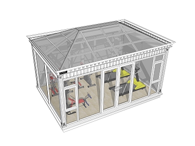 Modern Sun Room model