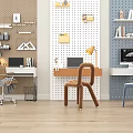 Stylish Home Office Desks With Decorative Walls Bookshelves And Modern Chairs