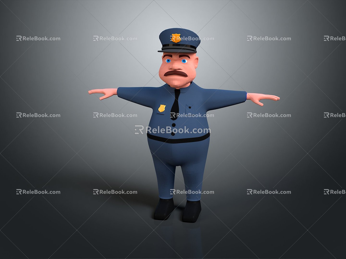 Police officers, civilian police, security, security, soldiers, soldiers, warrior figures 3d model