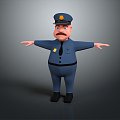 Police officers, civilian police, security, security, soldiers, soldiers, warrior figures 3d model