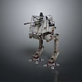 Mech Warrior Mech Soldier Machine Battlearm Mechanical Battlearm Machine Fighter Robot 3d model