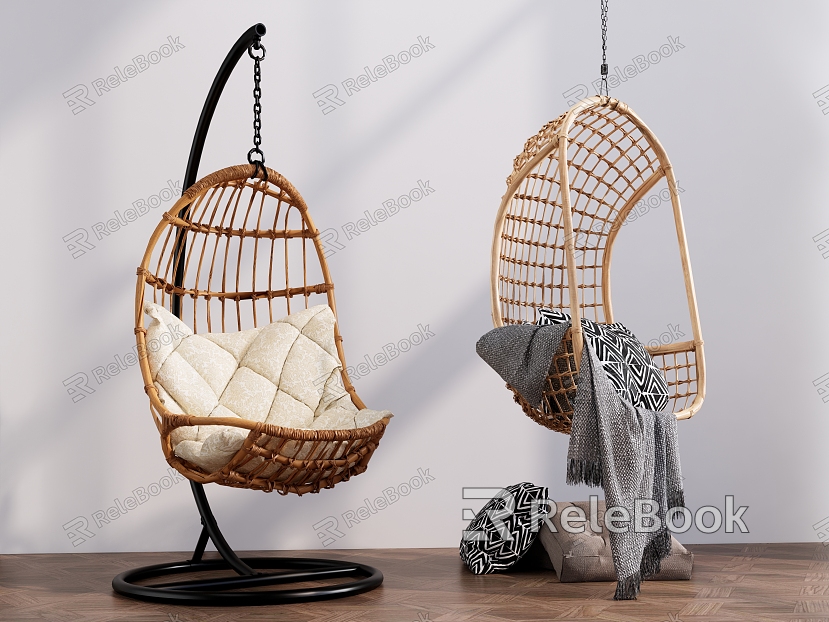 Modern Hanging Chair Rocking Chair model