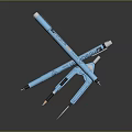 Modern Compass Carpentry Compass Carpentry Compass Tools 3d model