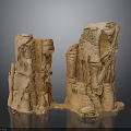 Artistic Hand Carved Wooden Sculptures With Intricate Details And Natural Texture
