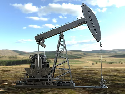 Industrial Equipment Pumping Unit 3d model