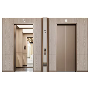 modern elevator 3d model