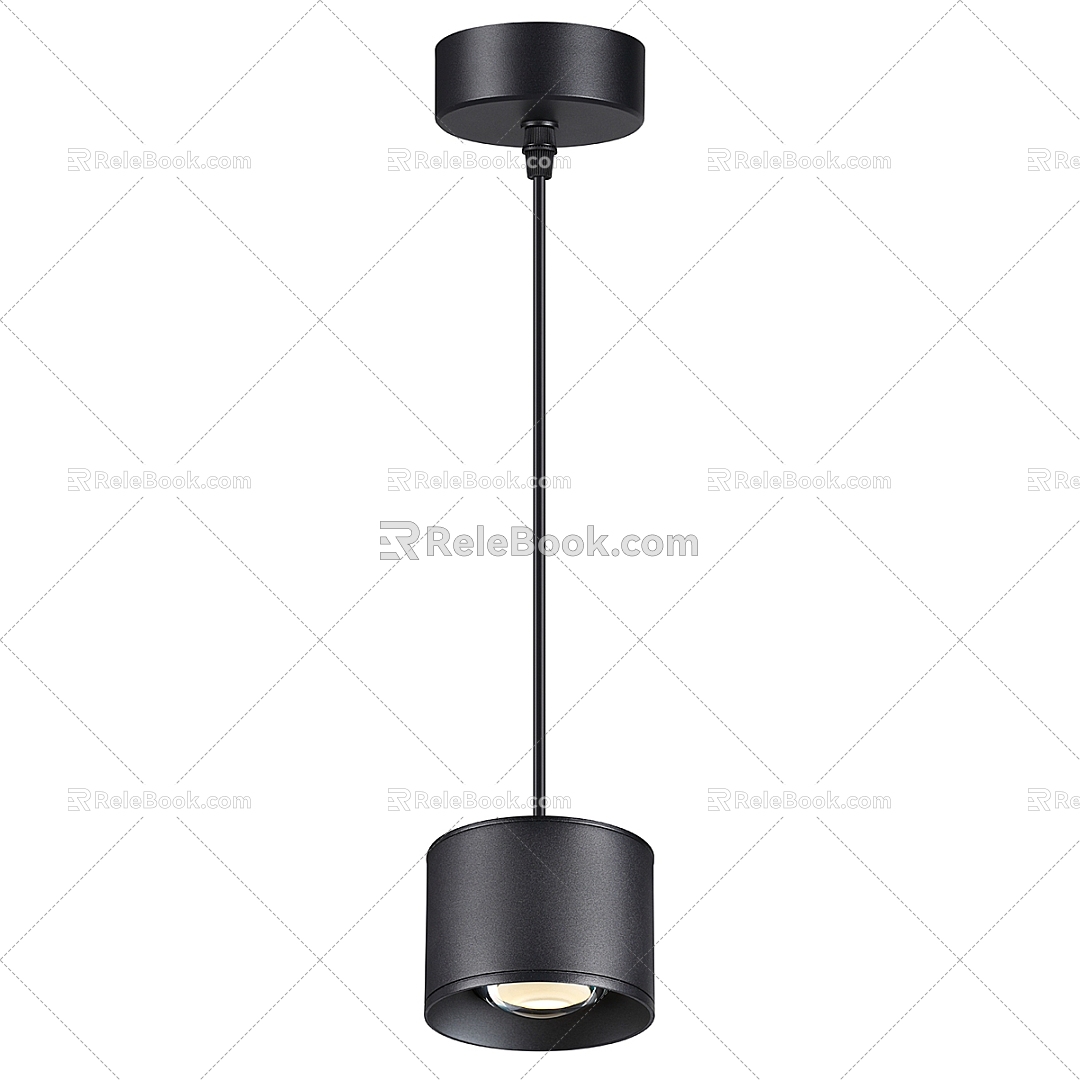 Modern Minimalist Chandelier Chandelier Simple Chandelier 3d model