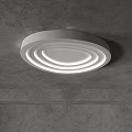 Modern LED Ceiling Light With Round Layered Design And Soft Illumination 3d model